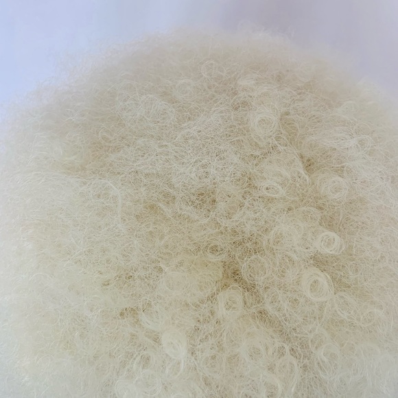 Platinum Blonde Premium Fiber Afro Wig for Daily Wear/Disco Costume/Events - Picture 2 of 5
